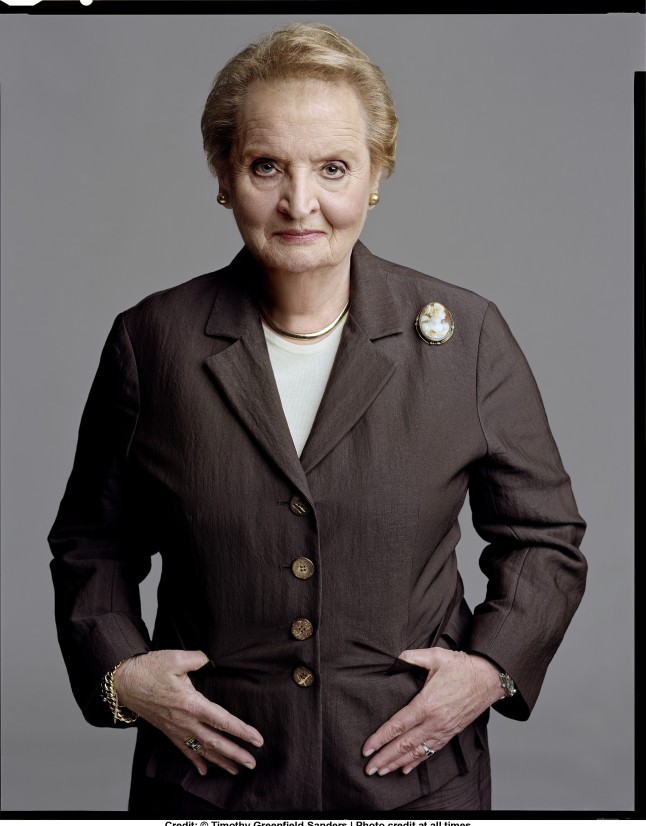 Madeleine Albright. Credit: © Timothy Greenfield-Sanders