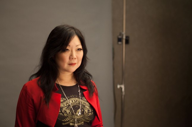 Margaret Cho on the set of “American Masters: The Women’s List.” Credit: ©Greenfield-Sanders Studio